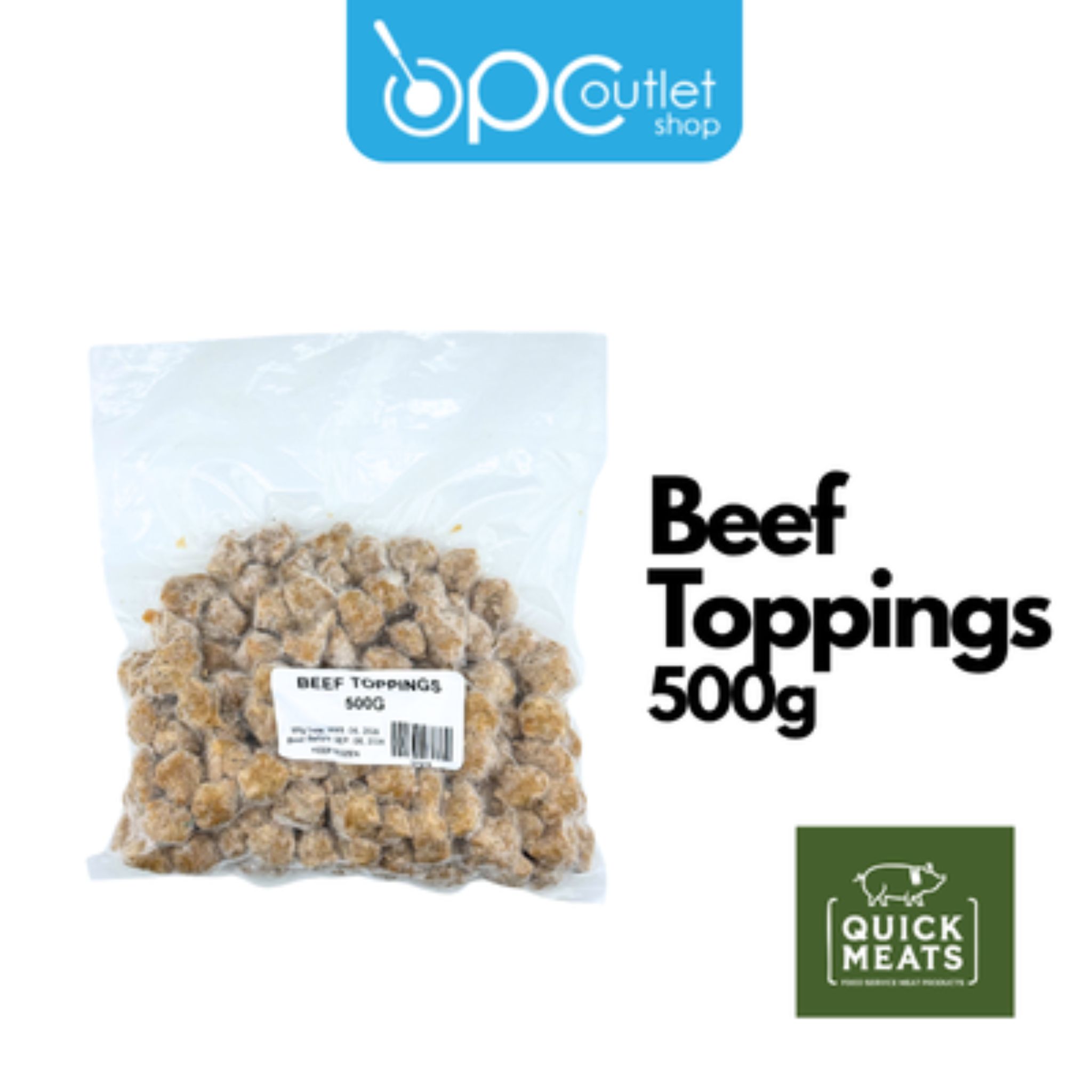 Quickmeats Beef Toppings 500g